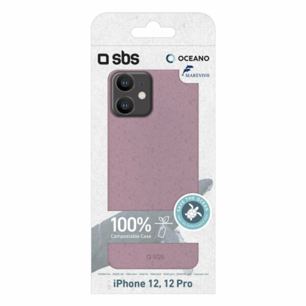 Funda sbs oceano eco - friendly iphone 12 - 12 pro rosa - Imagen 2