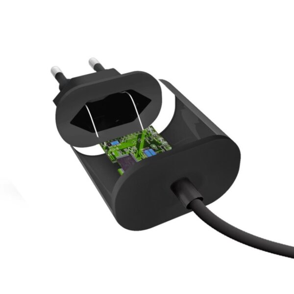 Cargador viaje sbs micro usb 100 - 250v 2100 mah carga rapida negro - Imagen 2