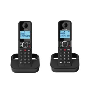 Telefono fijo inalambrico alcatel f860 duo black
