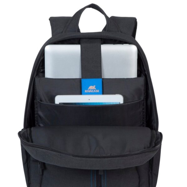 Mochila rivacase 7560 alpendorf para portatil 15.6 pulgadas negro - Imagen 2
