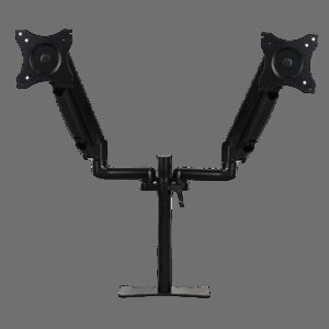 Brazo articulado soporte doble monitor ajustable 27 pulgadas vesa 75 x 75 - 100 x 100