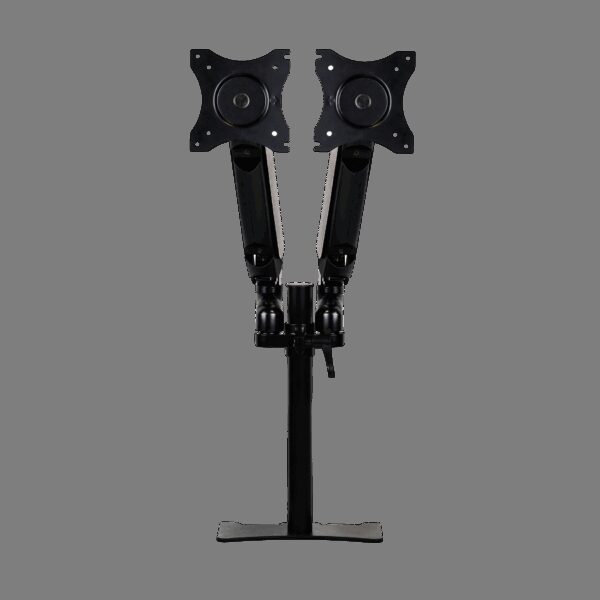 Brazo articulado soporte doble monitor ajustable 27 pulgadas vesa 75 x 75 - 100 x 100 - Imagen 2
