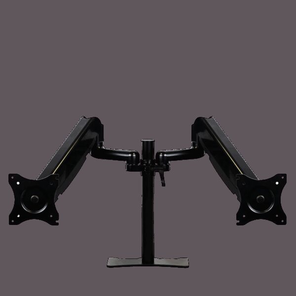 Brazo articulado soporte doble monitor ajustable 27 pulgadas vesa 75 x 75 - 100 x 100 - Imagen 3