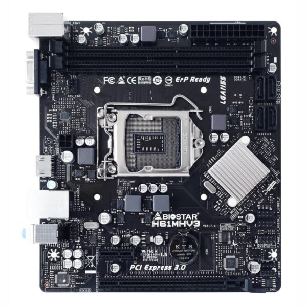 Placa base biostar h61mhv3 m - atx -  2x ddr3 -  lga 1155 - Imagen 2
