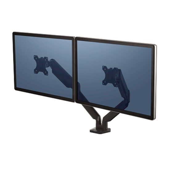 Soporte monitor fellowes brazo doble horizontal platinum series - hasta 32 pulgadas - hasta 8kg - vesa 75x75 100x100 - Imagen 2