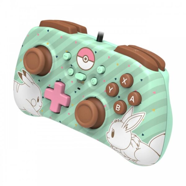 Gamepad hori controller mini pikachu & eevee para nintendo switch - Imagen 3