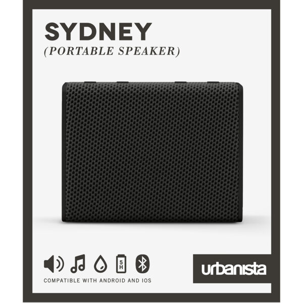 Altavoz portatil urbanista sydney bluetooth negro - midnight black - Imagen 3