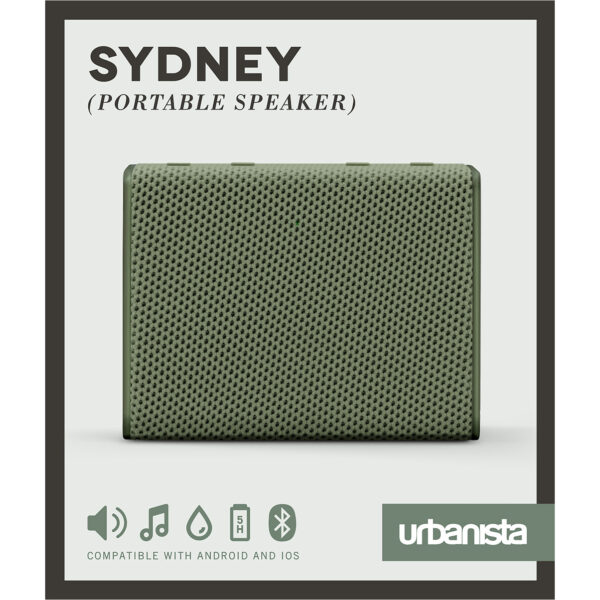 Altavoz portatil urbanista sydney bluetooth verde - olive green - Imagen 3