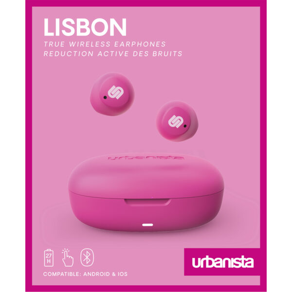 Auriculares urbanista true wireless inalambricos lisbon blush pink - rosa - Imagen 2