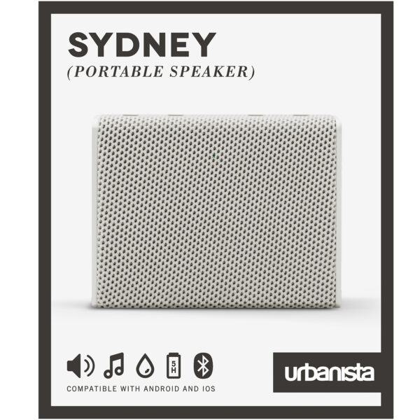 Altavoz portatil urbanista sydney bluetooth blanco - white mist - Imagen 3