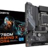 Placa base gigabyte b760m gaming x 1700 m - atx -  4x ddr4 -  4x sata 6gb - s -  3x usb 3.2 -  5x usb 2.0