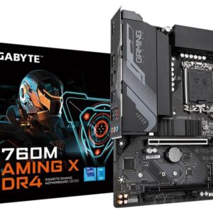 Placa base gigabyte b760m gaming x 1700 m - atx -  4x ddr4 -  4x sata 6gb - s -  3x usb 3.2 -  5x usb 2.0