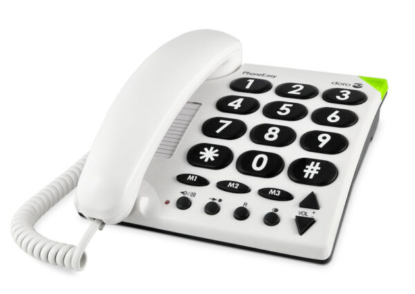 Telefono fijo doro phone easy 311c white - blanco - Imagen 3