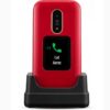 Telefono movil doro 6880 red - white -  2.8 pulgadas -  2mpx -  4g - rojo y blanco