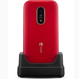 Telefono movil doro 6820 red - white - 2.8 pulgadas -  4g - rojo y blanco