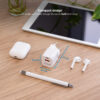 Cargador de pared tooq doble usb - c + usb a blanco 30w - Imagen 3