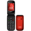 Telefono movil telefunken s440 senior phone - 2.4 pulgadas - rojo