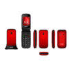 Telefono movil telefunken s440 senior phone - 2.4 pulgadas - rojo - Imagen 2