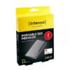Disco duro externo solido ssd intenso 3823470 2tb  premium edition 1.8 pulgadas antracita - Imagen 2