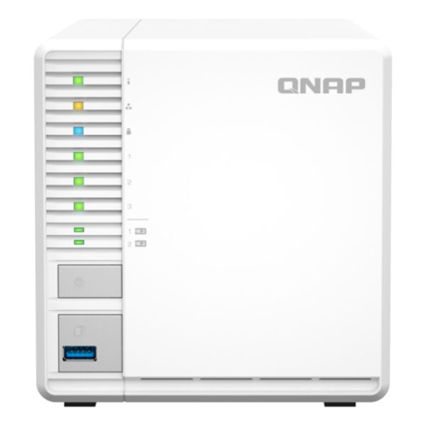 Servidor nas qnap ts - 364 - 8g 3 bahias n5095 blanco - Imagen 2
