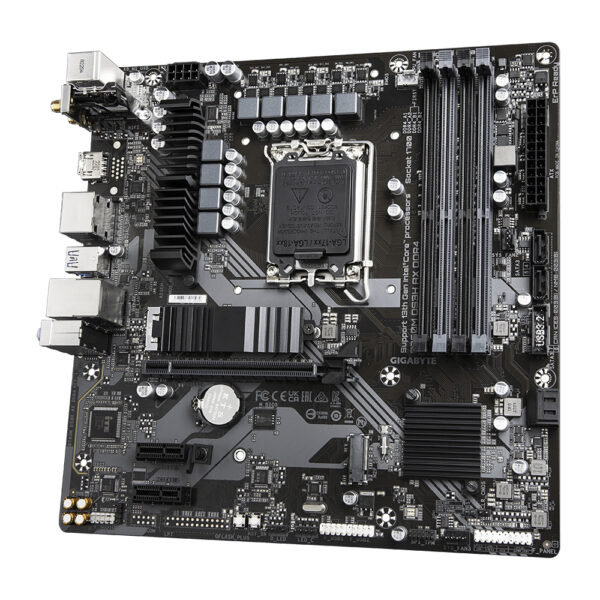 Placa base gigabyte b760m ds3h ax 1700 matx -  4 x ddr4 -  4 x sata -  3 x usb 3.2 -  2 x usb 2.0 -  1 x usb tipo c - Imagen 3