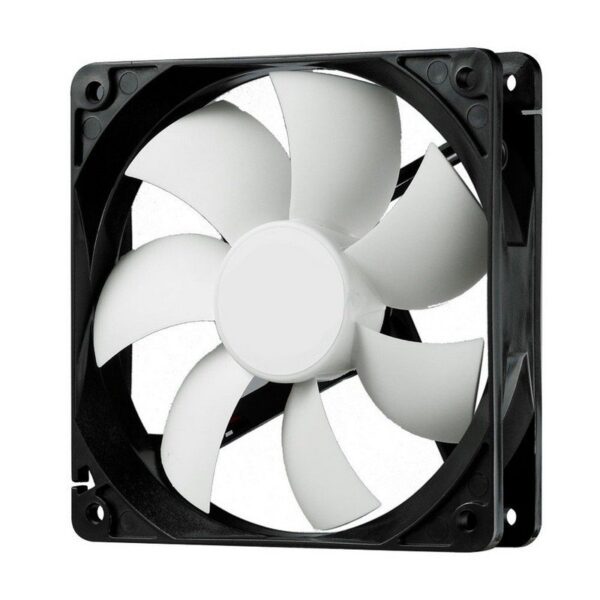 Ventilador auxiliar tacens aura ii 12cm ultrasilencioso color negro y blanco - Imagen 2
