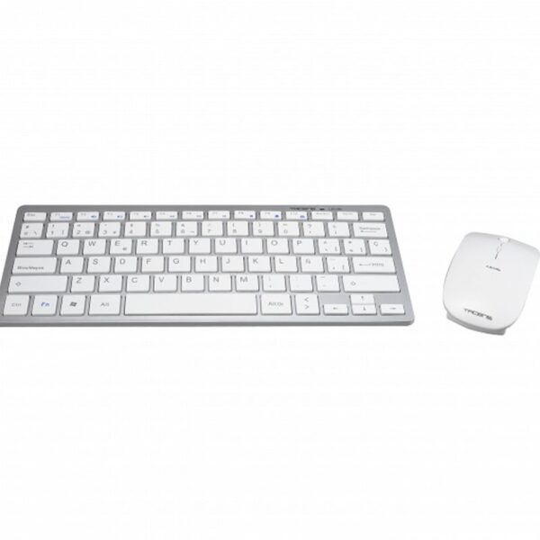 Kit teclado + raton inalambrico tacens levis usb blanco 6leviscombov2 - Imagen 2