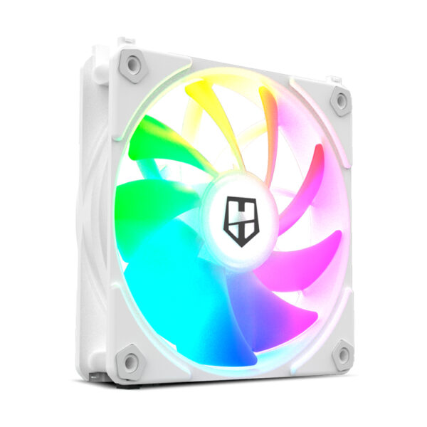 Ventilador caja nox hummer easylink white 3 x 120mm led argb - Imagen 2