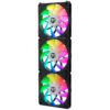 Ventilador caja nox hummer easylink black 3 x 120mm led argb - Imagen 2