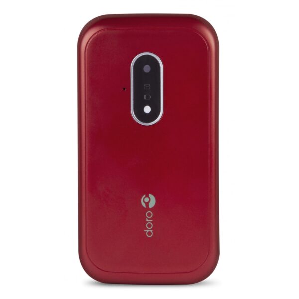 Móvil doro 7030  rojo y blanco - Imagen 3