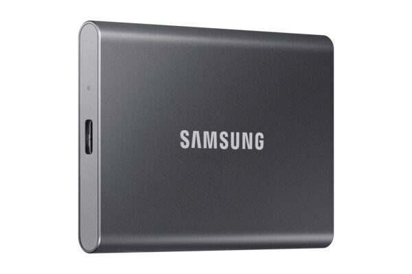 Disco duro externo ssd samsung 2tb pssd t7 nvme externo gris usb - c - Imagen 2