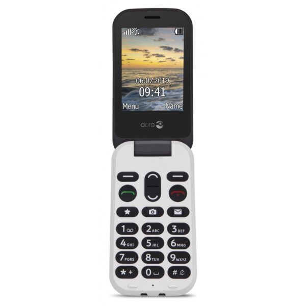 Telefono movil doro 6060 black - white - 2.8 pulgadas -  blanco y negro - Imagen 2