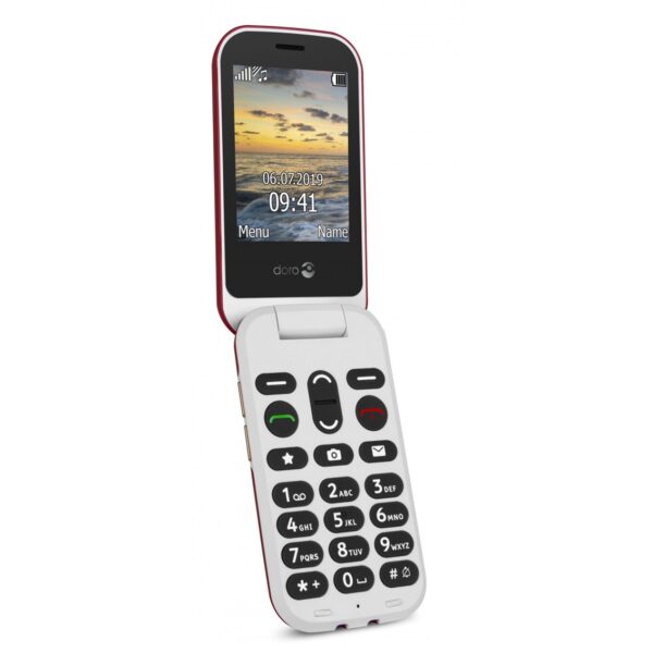 Telefono movil doro 6060 red - white - 2.8 pulgadas -  blanco y rojo - Imagen 2