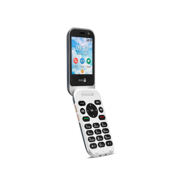 Telefono movil doro 7080 graphite - white - 2.8 pulgadas -  4g - clam - grafito y blanco - Imagen 3