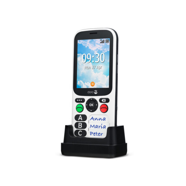 Telefono movil doro 780x black - white - 2.8 pulgadas -  4g - blanco y negro - Imagen 2