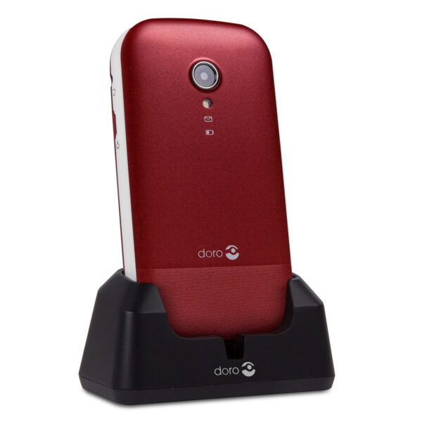 Telefono movil doro 2404 red white - 2.4 pulgadas -  0.3 mpx - rojo y blanco - Imagen 3