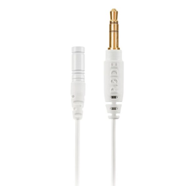 Microfono rode lavalier go white jack 3.5mm trs - 110db - omnidirectional - blanco - Imagen 2