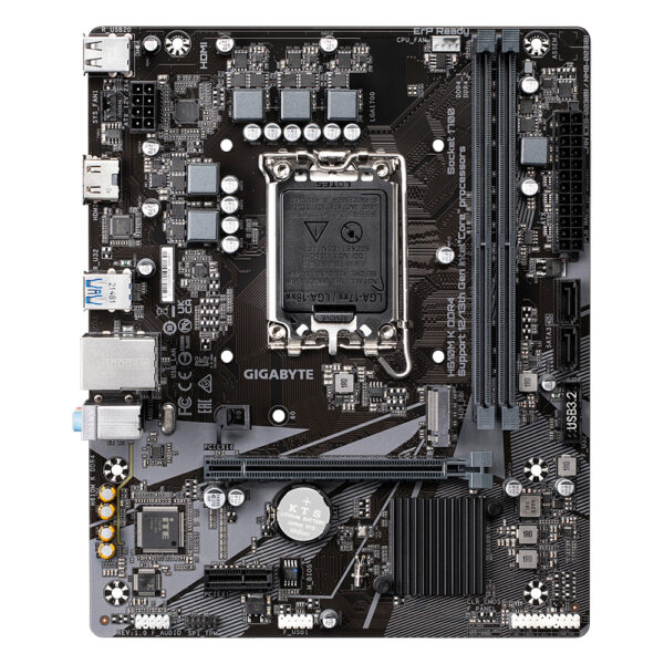 Placa base gigabyte h610m k 1700 matx 2xddr4 - Imagen 2