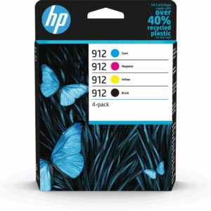 Cartucho tinta hp 912 pack ahorro negro cian magenta amarillo