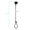 Cable tooq seguridad con llave para portatiles 1.5m - Imagen 3