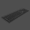Teclado inalambrico qwerty phoenix k200 negro delgado - Imagen 3