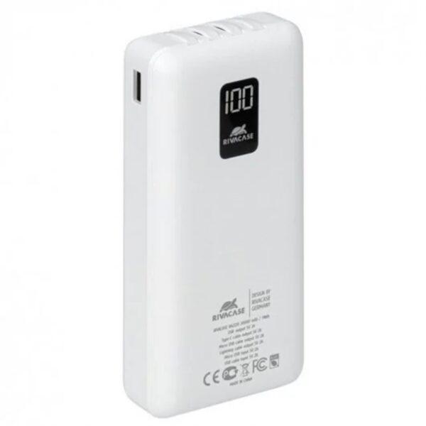 Powerbank rivacase va2220 20000mah blanco - Imagen 2