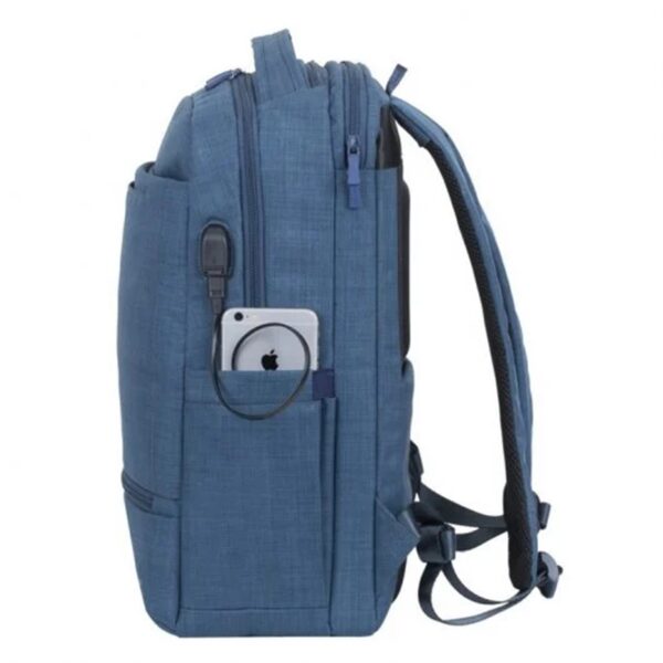 Mochila rivacase 8365 biscayne para portatil 17.3 pulgadas azul - Imagen 3