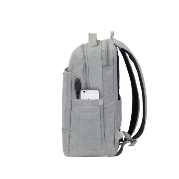 Mochila rivacase 8363 biscayne para portatil 15.6 pulgadas gris - Imagen 3