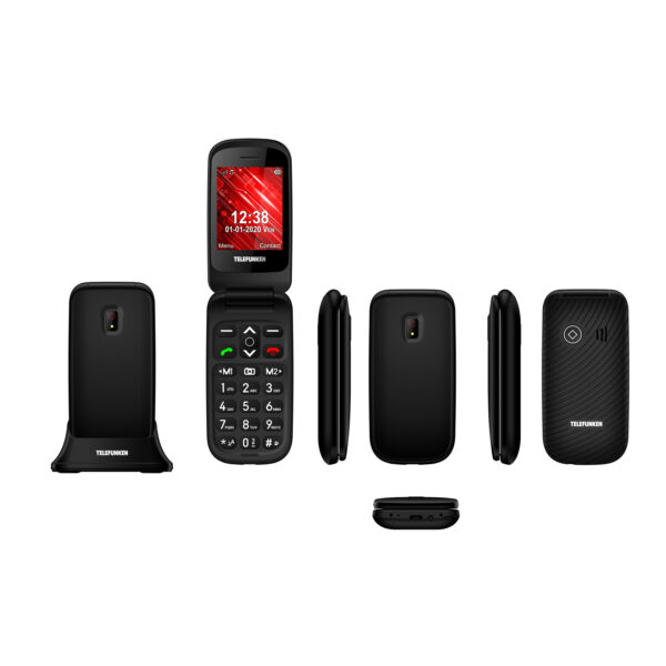 Telefono movil telefunken s440 senior phone - 2.4 pulgadas - negro - Imagen 2