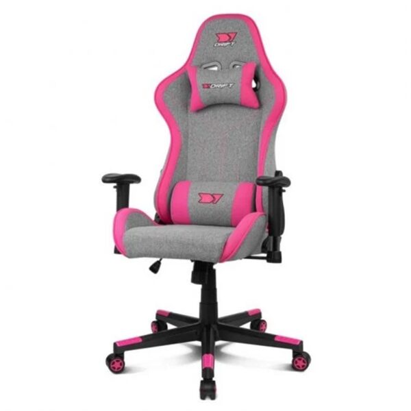 Silla gaming drift dr90 pro gris - rosa - Imagen 2