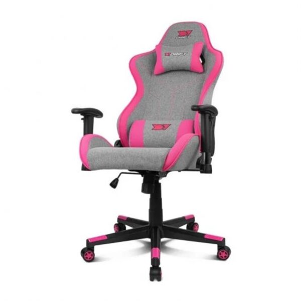 Silla gaming drift dr90 pro gris - rosa - Imagen 3