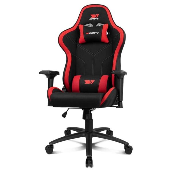 Silla gaming drift dr110br tejido negro - rojo - Imagen 2