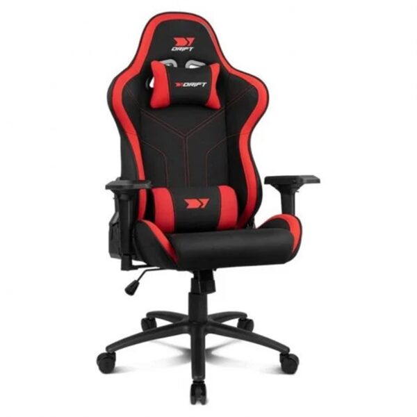 Silla gaming drift dr110br tejido negro - rojo - Imagen 3