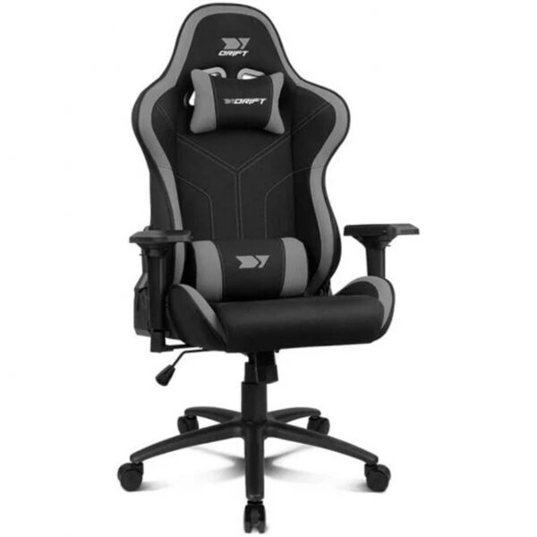 Silla gaming drift dr110 tejido negro - gris - Imagen 2